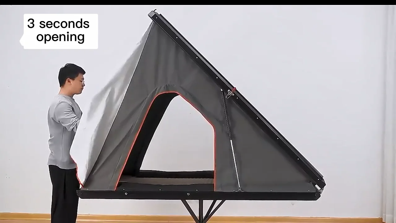 2021 Most Popular Semiautomatic Suv Dachzelt Roof Top Tent 23 Person Roof Top Tent Camping