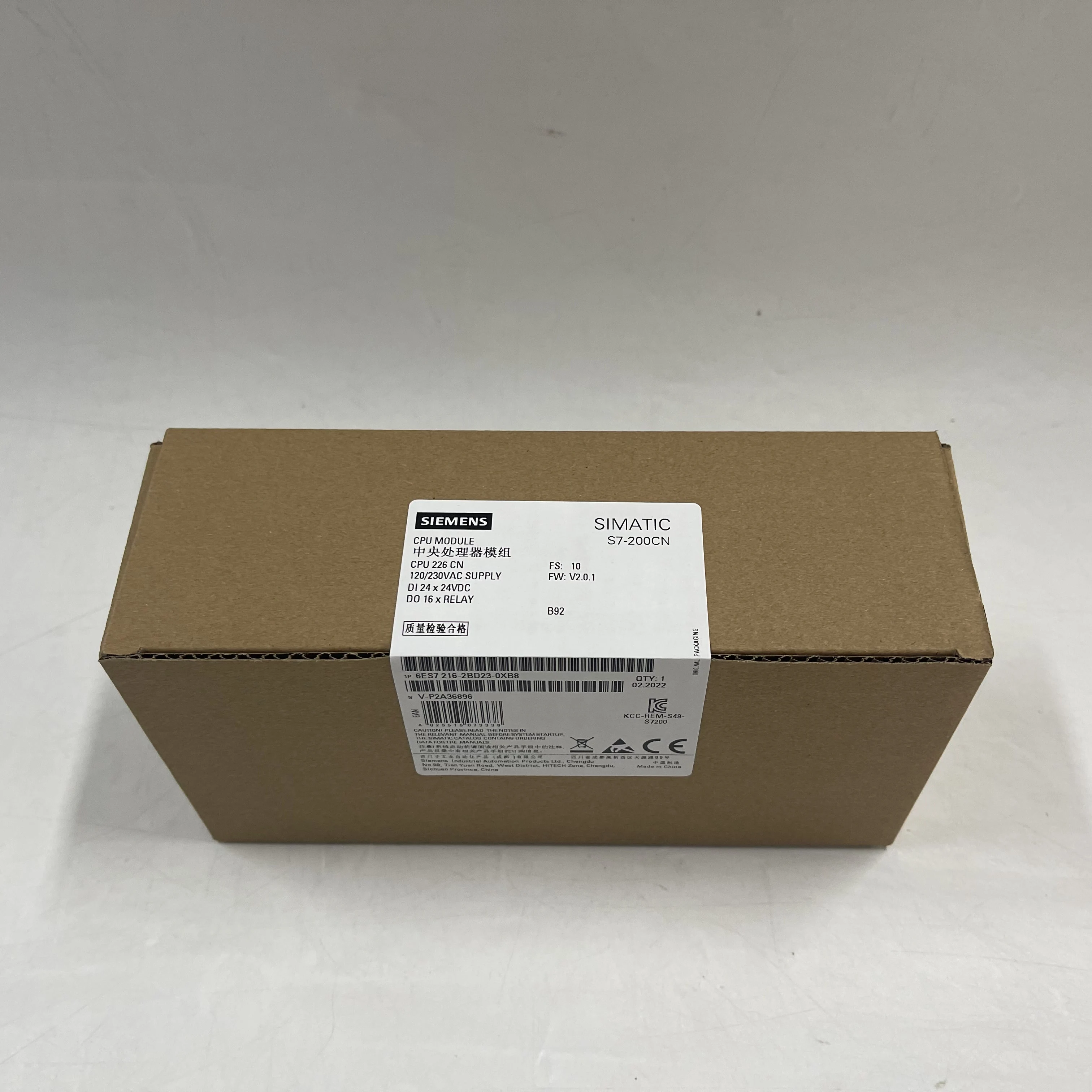 SIEMENS CPU Module 6ES7216-2BD23-0XB8