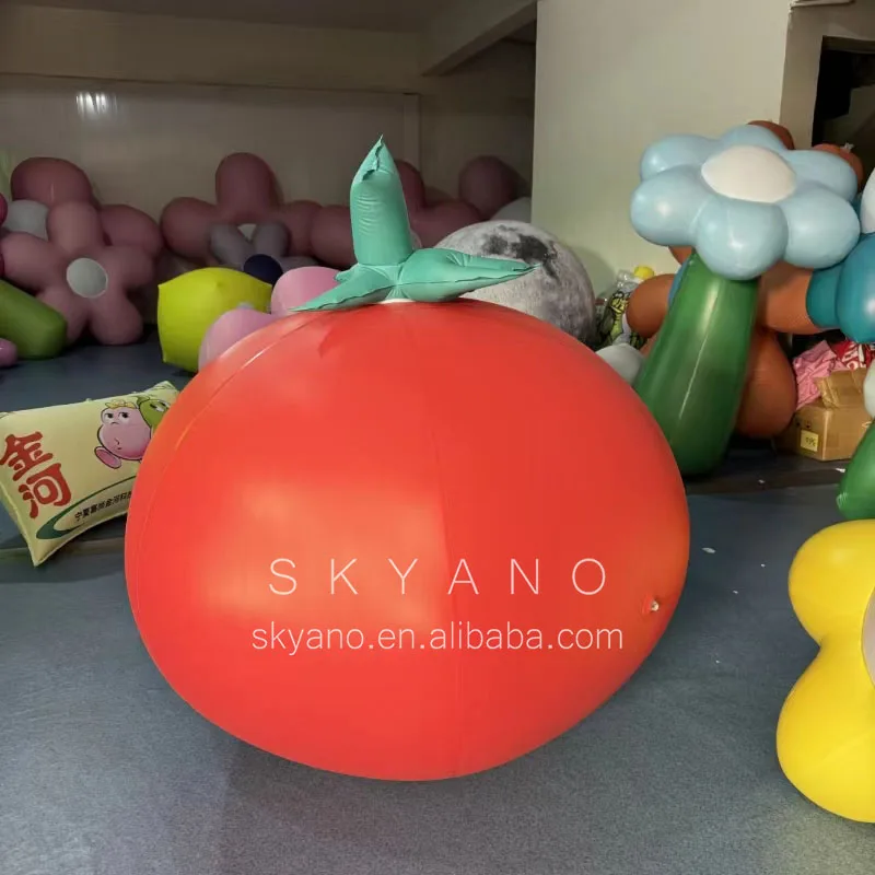 Inflatable Simulation Vegetable Model Balloon, Eggplant, Tomato, Corn, Cabbage, Pepper, Carrot Inflatable Advertising Sculpture