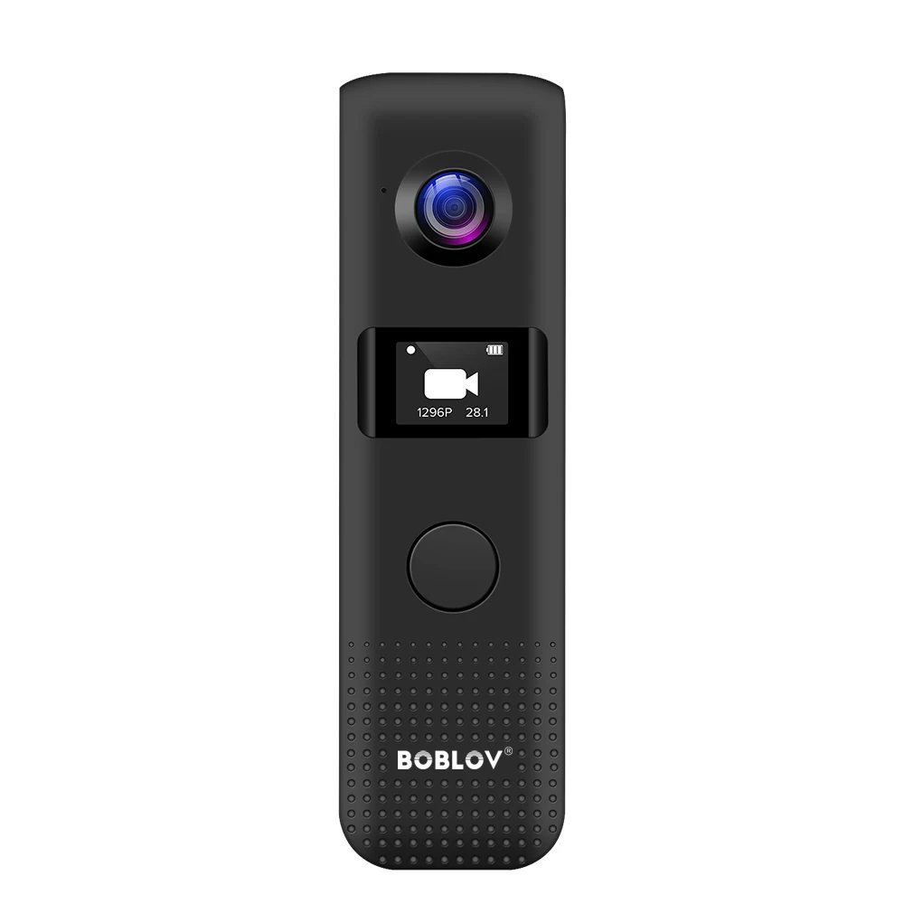BOBLOV Body Worn Mini Camera 140° Wide Angle, 32GB Storage