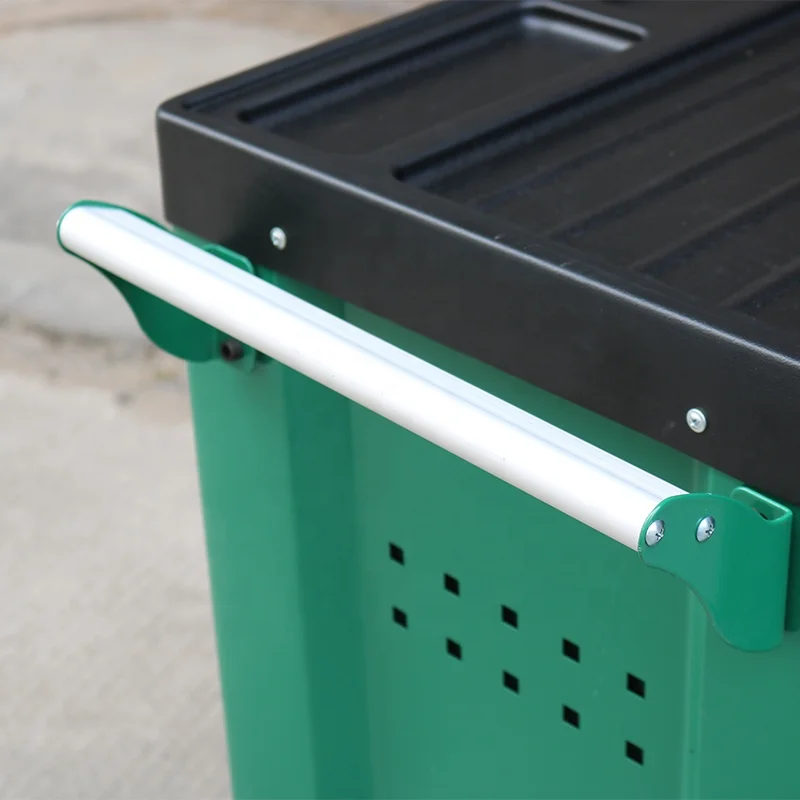 Tool Cart Tool Trolley Set 7 Drawer Durable Steel Cabinets Storage Workshop Garage Toolbox Trolley Drawers Boxes Tool Cabinet