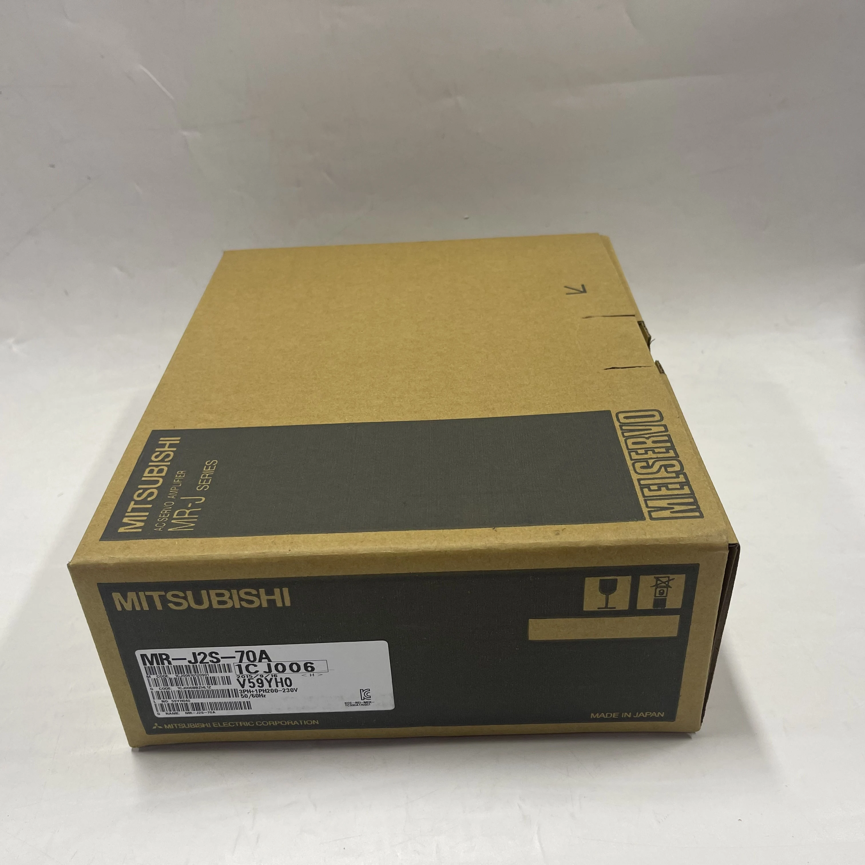 Mitsubishi MELSERVO J2S Series AC Servo Amplifier MR-J2S-70A Mitsubishi MELSERVO J2S Series AC Servo Amplifier MR-J2S-70A