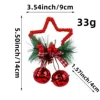 Five-pointed star bell red