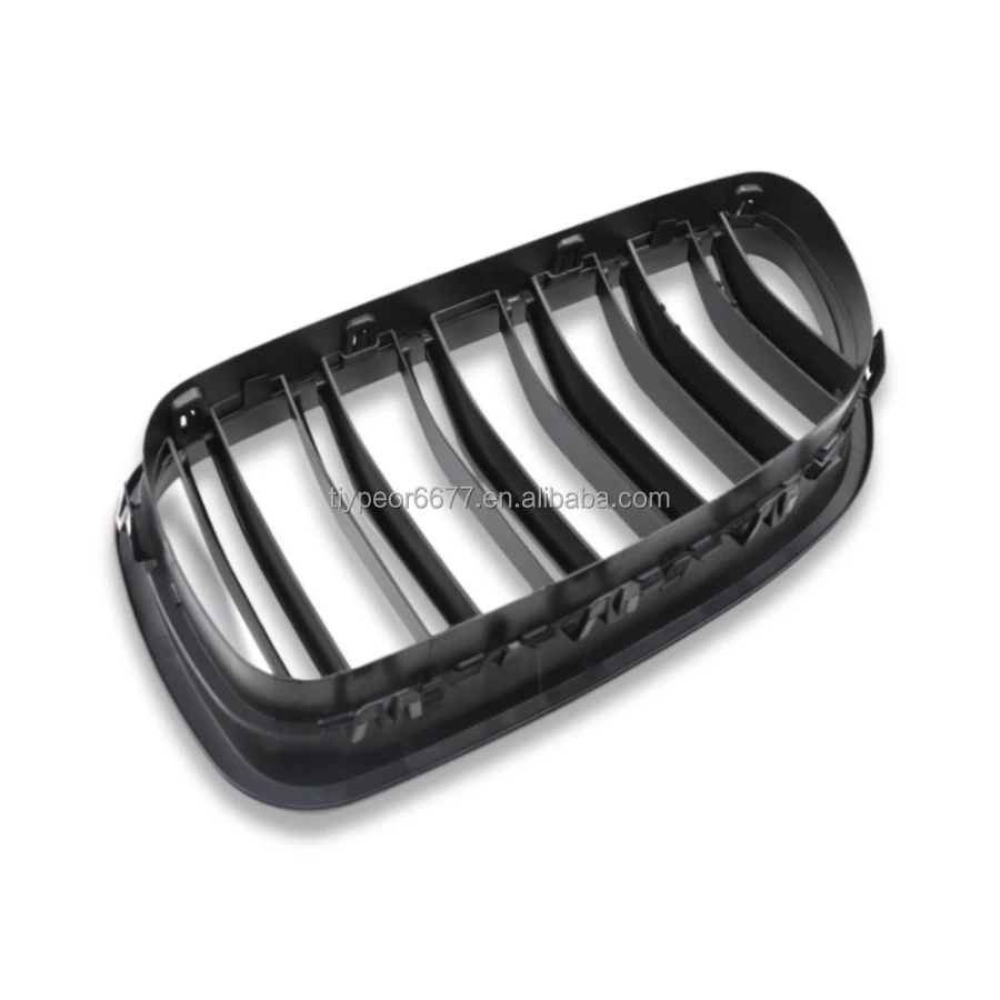 product tiypeor gloss black 2 lines front kidney grille for bmw 5series f10 2010   2016 528i 535i 550i m5 glossy black f30 double line-7