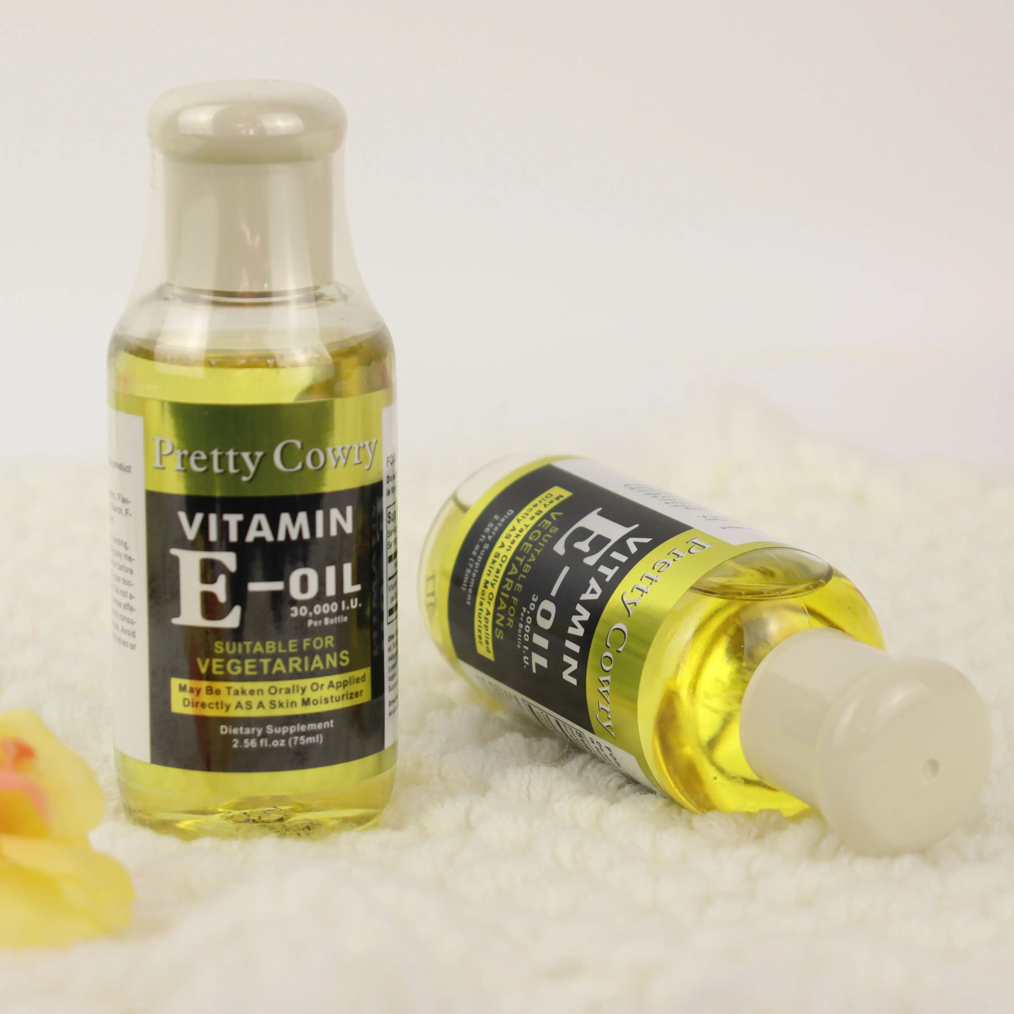 Srum Anti-rides Bio claircissant Vitamine E & C  l'Acide Hyaluronique  Liquide pour le Visage et le Cou, Soin Peau Tous Types, Marque Blanche