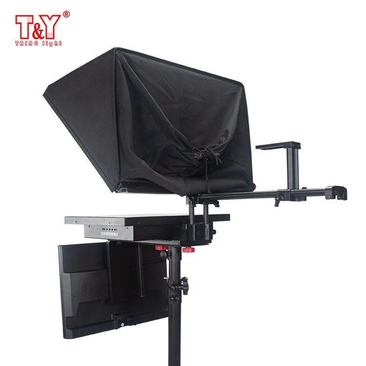 Broadcasting Tele Prompter Equipment LCD Talented Monitor Teleprompter for Studio Professional Teleprom Z20D