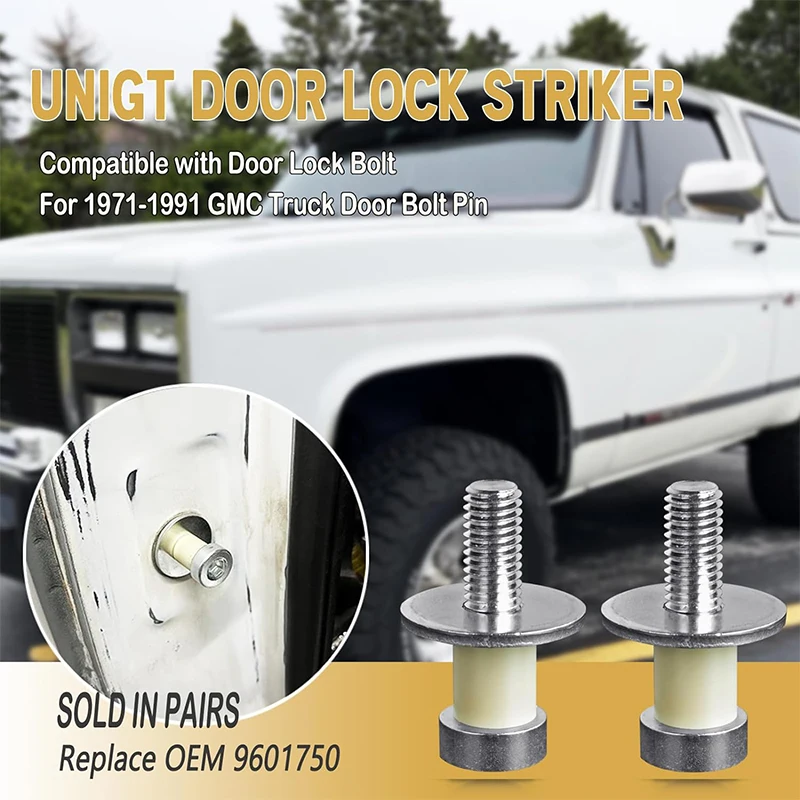 3x Türschlossschrauben Kompatibel Mit Chevy GMC 1971-1991 - Ersatz 38420