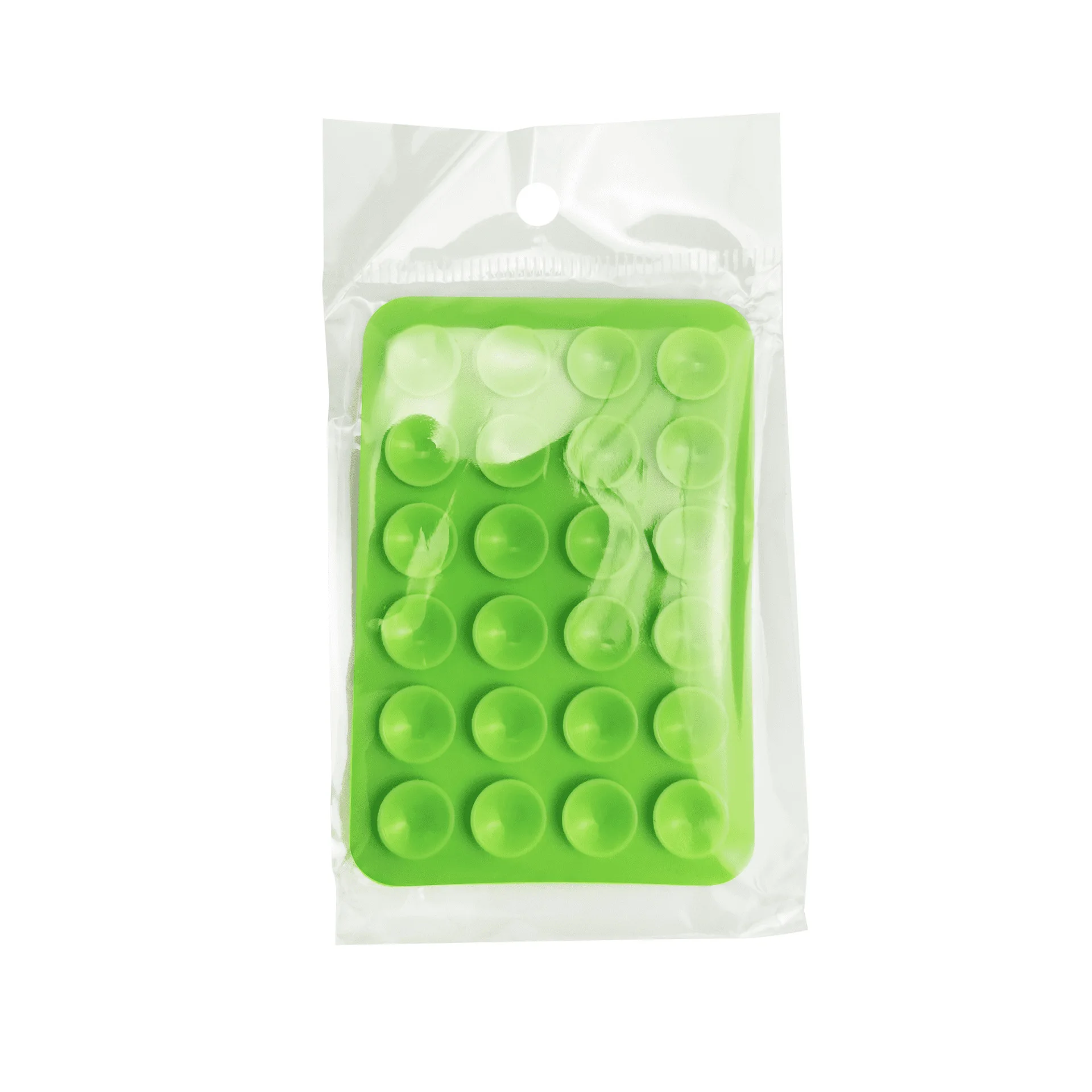 New Square Single Sided Phone Rubber Silicone Wall Mount Self-adhesive Suction Cup Mobile Phone Case Suction Cup Phone Holder