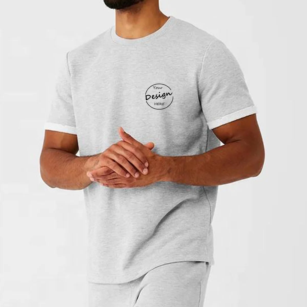 JL1123D 50% Polyester 25% Cotton 25% Rayon Tri Blend T Shirt Print Unisex Tri Blend T- Shirt Men’s Short Sleeve Tshirt