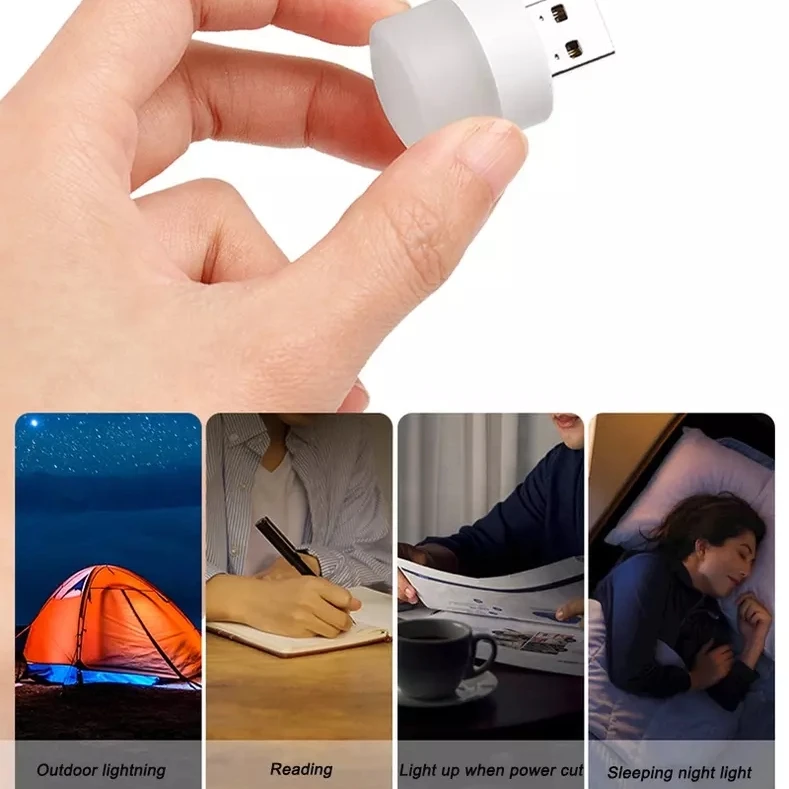 Мини Портативный USB ночник 5В 1 Вт светодиодные лампы для защиты глаз лампа чтения книги света детей пижама спальни гостиной