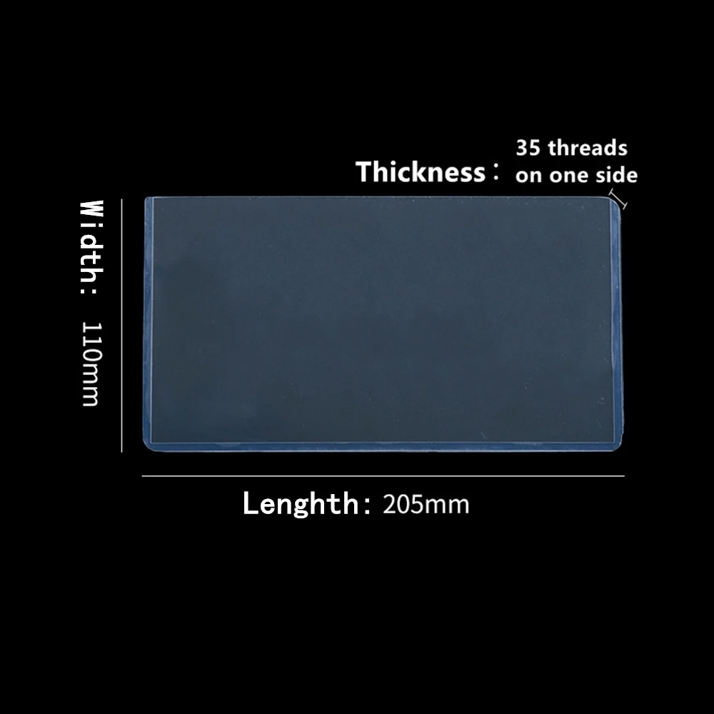25 Stück Geldscheinhalter Transparent – PVC, 17,3 X 7,4 Cm, Zum Sammeln Von Banknoten & Mehr
