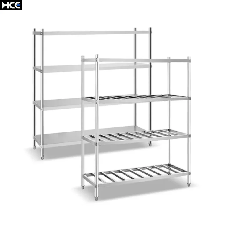 Stainless Steel Kitchen Storage Shelf Racks - Durable & Versatile
