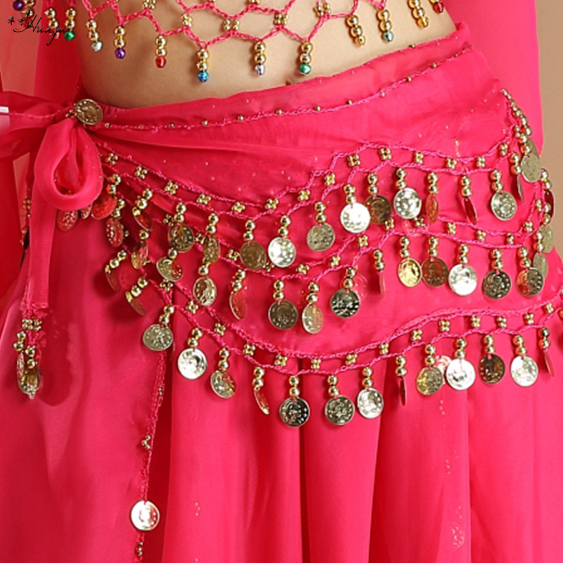 Festival Clothing ecoparty Women's Belly Dance Hip Scarf Performance Outfits Skirt