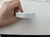 tapa de plástico blanca