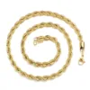 Rope Gold 3mm*60cm Chain