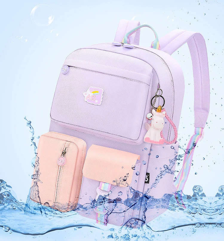Factory Customized 2025 New Fashion Primary School Students' School Bag for  Grade Boys Girls Durable Sequin PVC Nylon