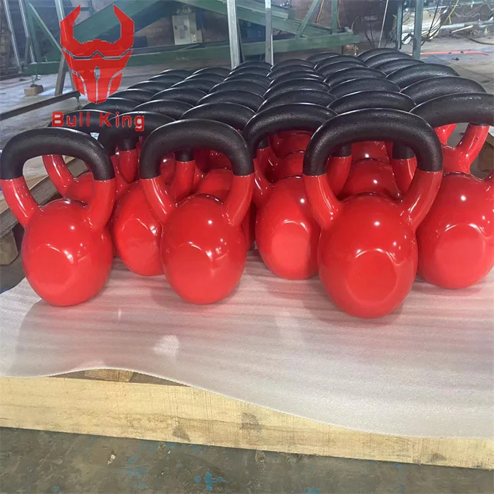 Home Gym Equipment Vinyl Coated Kettle Bell For Bodybuilding Weight