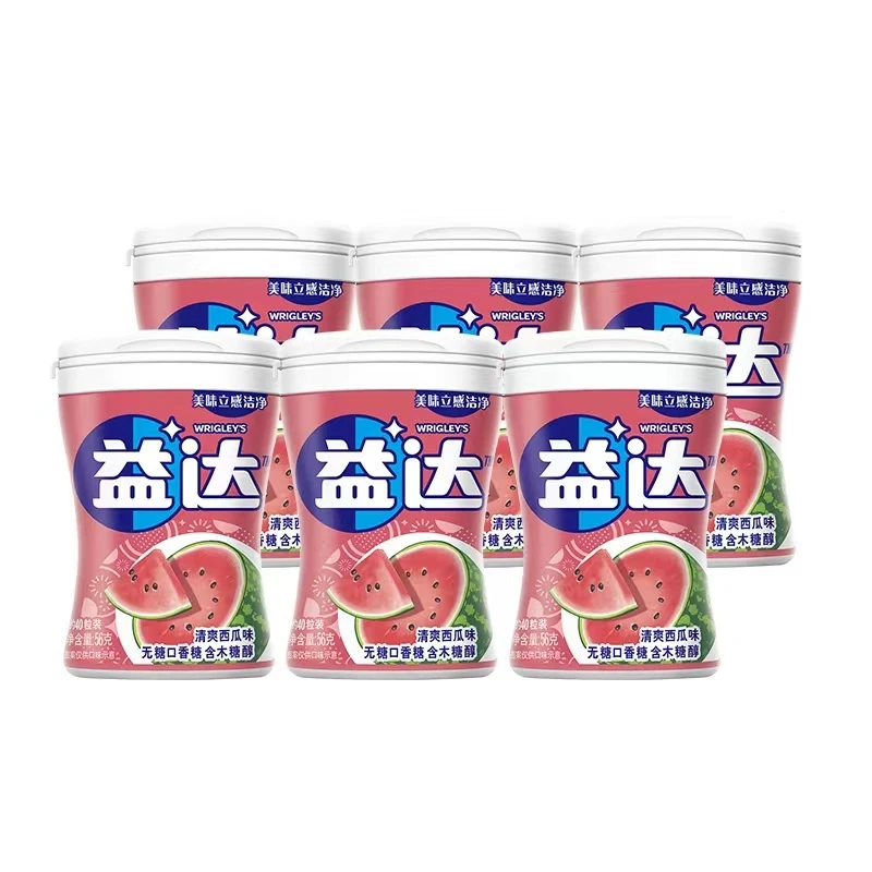 Хит продаж жевательная резинка с ароматом освежающего арбуза 56 г Йида ксилит