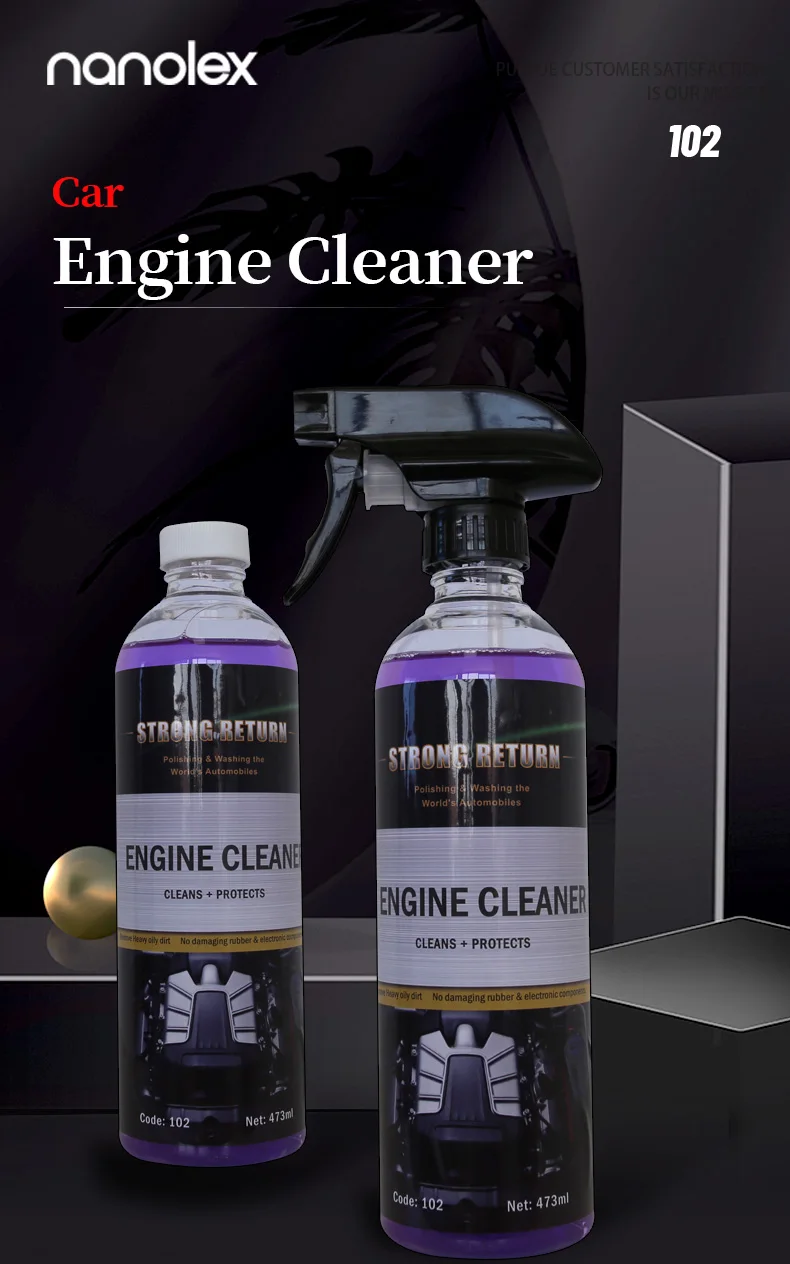 Nanolex 102 Strong And Ecofriendly Engine Surface Degreaser Multi Purpose Engine Cleaner For