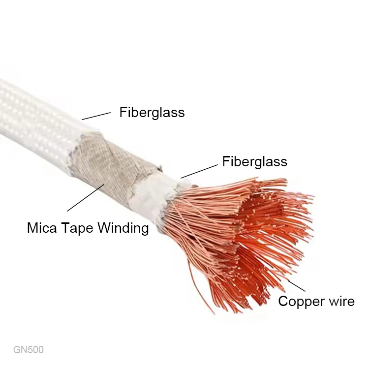 Fiberglass Braid Silicone Wire