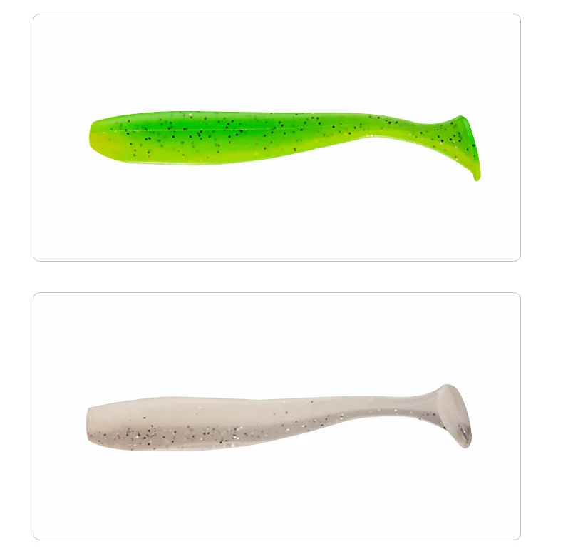 Ice Fishing Lures Saltwater Paddle Tail Soft Plastics Lures T Tail