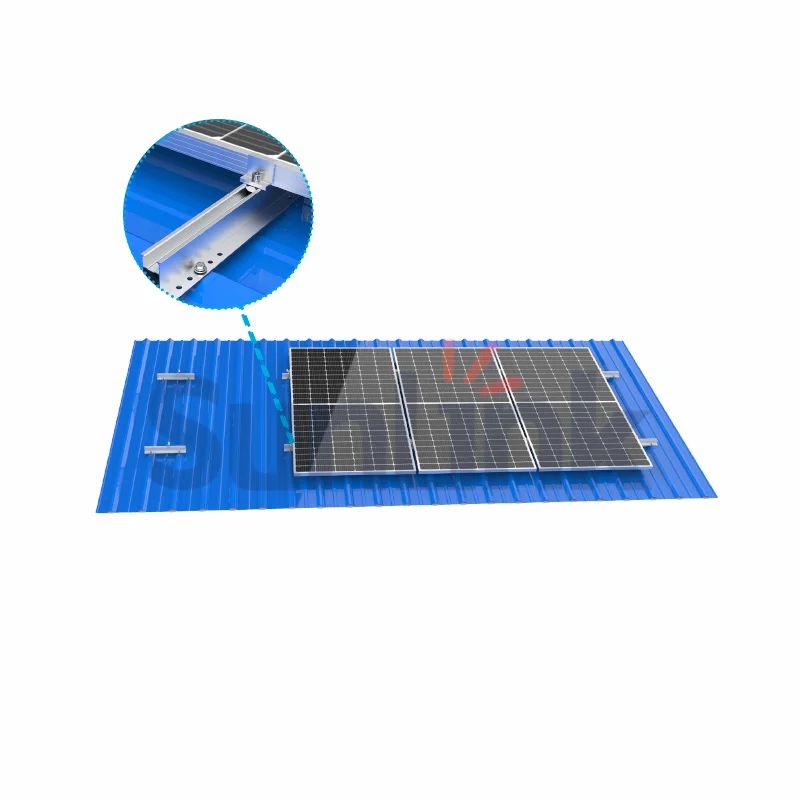 Sunlink Rm184 Mini Rail Epdm Solar Panel Mounting Bracket Metal Roof ...