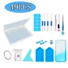 Gradient Blue  49 PCS