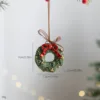grande guirlande de fleurs-pendentif en résine de style européen