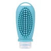 Blue Silicone Refillable Bottle