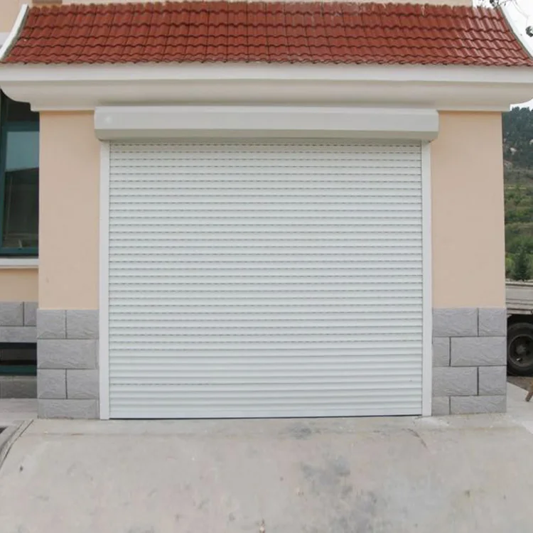 Cheap Automatic Aluminum Roll up Shutter Gate Remote Control Exterior Roller Shutter Garage Door Price with Small Installation