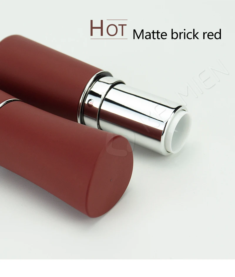 Unique Empty Lip Balm Containers Red Lipstick Tubes Cosmetic Customized Lipstick Tubes
