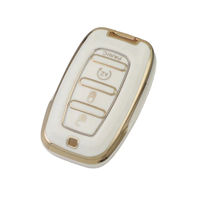 TPU Car Key Fob Shell Cover for Chrysler Pacifica 2017 2018 2019 2020 2021 2022 2023 Voyager 2021 2022 2023