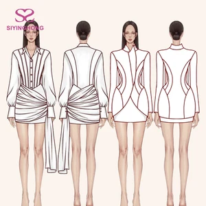 Apparel New High Quality Design Private Label Oem Odm Custom Logo Women Designer Clothing Clothes Manufacturers Wholesale Dress