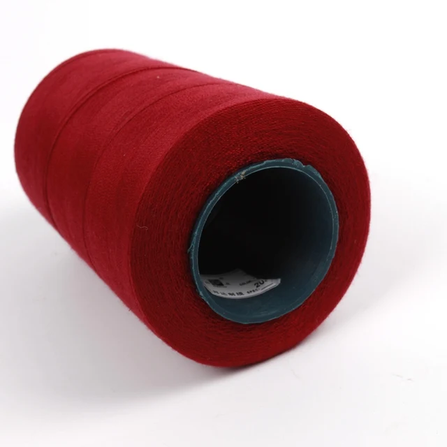 High strength polyester staple yarn 202 polyester sewing thread for fabric shirt