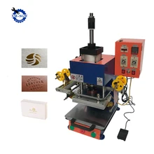 20*30 cm Automatic Pneumatic Hot Stamping Foil Embossing Machine Pneumatic Leather Paper Wood Machine Heat Press Machine