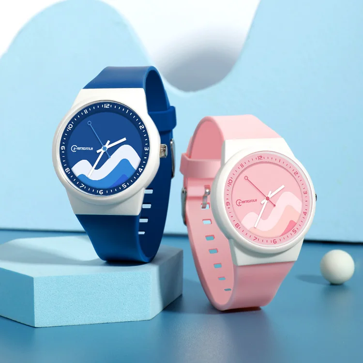 MINGRUI Kids Blue Dial Sports Watch