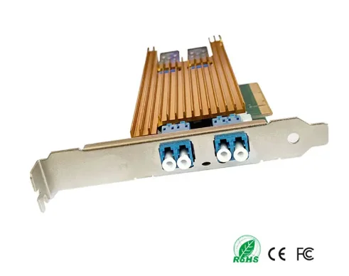 Dual Fiber Ports PCIE  Server Bypass Adapter  10g Network Card with LR