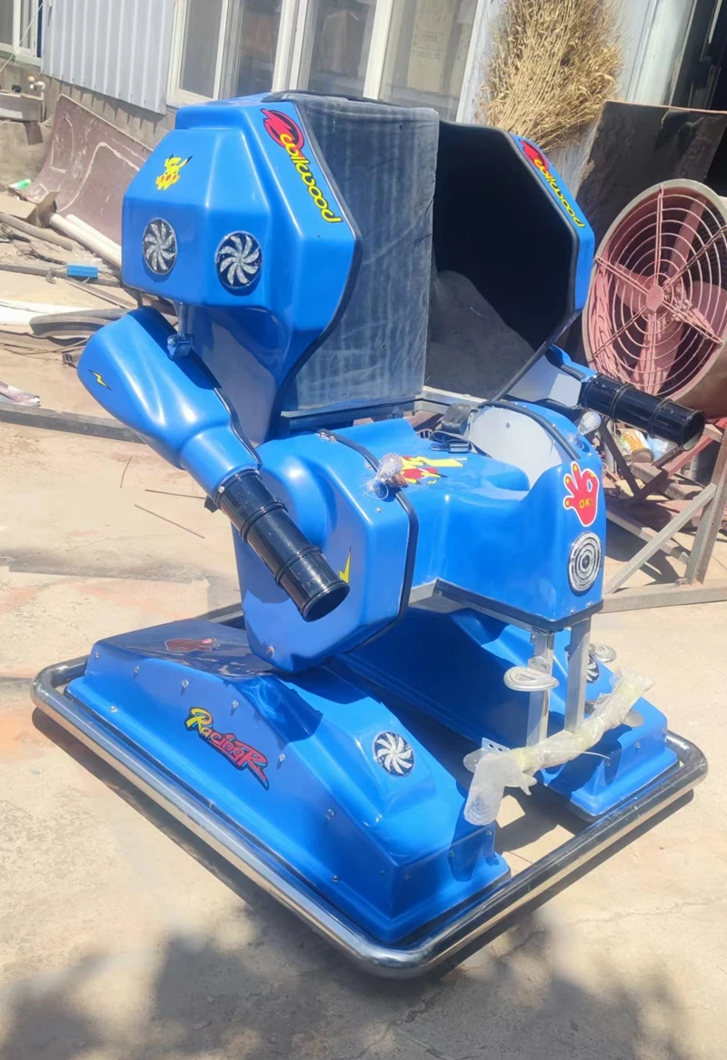 Robot Ride Large Kiddie Rides Indoor Games for Sale Fiberglass Walking Robot for ...