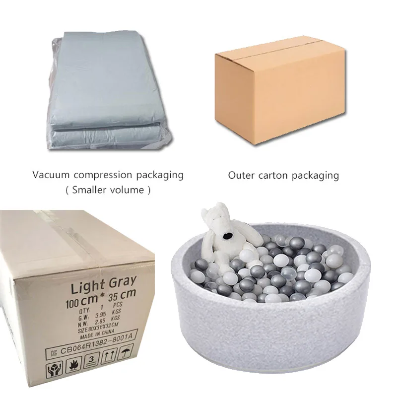 
 Высококачественные детские комнатные спортивные игрушки, серая мягкая губчатая игровая площадка для детского бассейна  