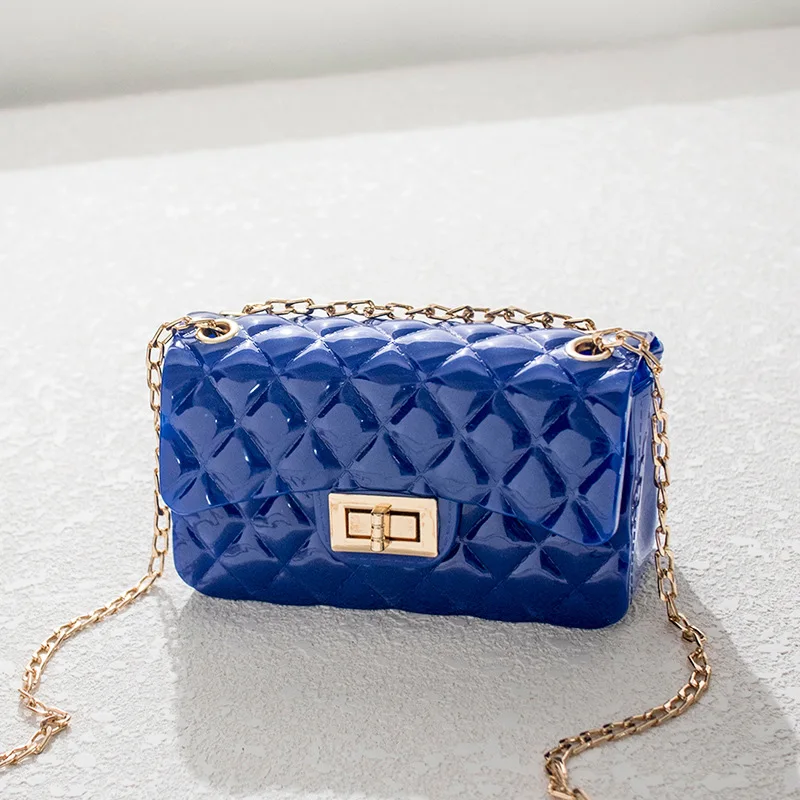 Bolso De Noche Mujer - Embrague Con Cadena, Satén Interior, Cierre De Beso, Regalo Elegante