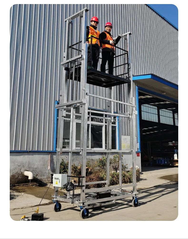 4m-8m hydraulic automatic scaffolding with remote controller CE certification