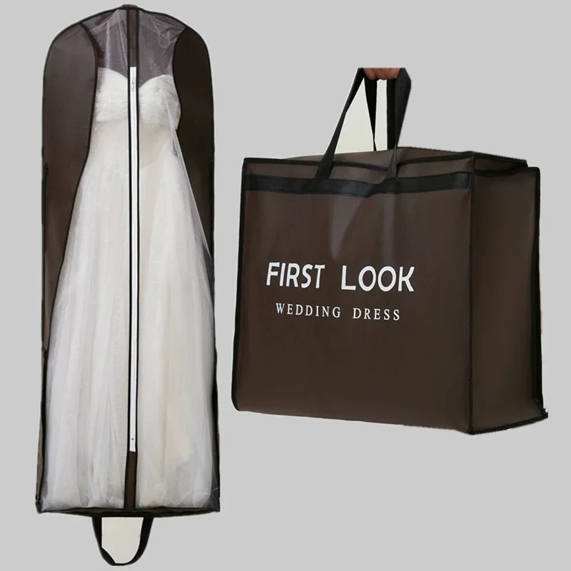 New arrival black garment bag with high quality thick material 120G non woven suit bag for cheap price dust storage bag
