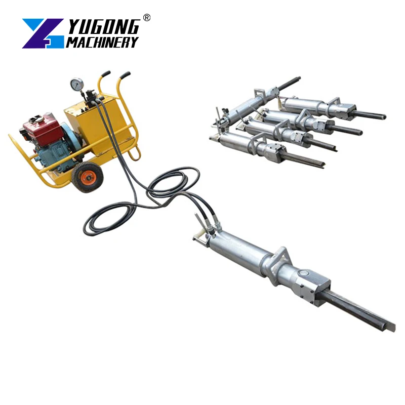 Most Powerful Manual Tools Marble Hydraulic Rock Splitter to Break Rocks