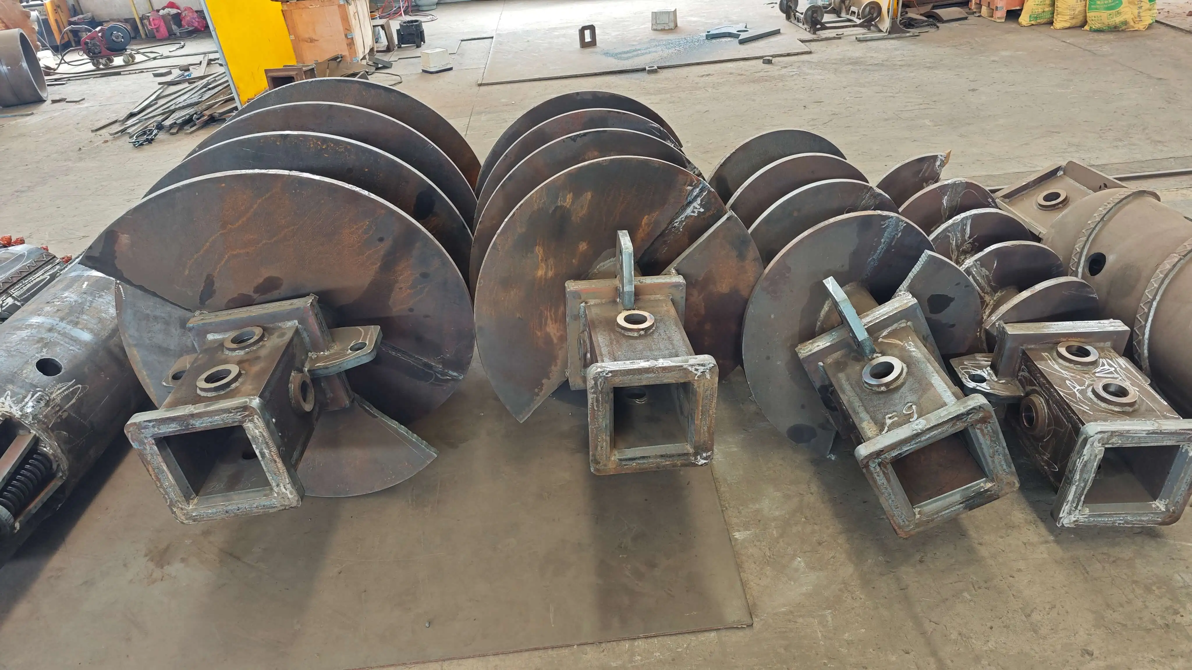 product oem cfa continuous flight auger with rock head for pile foundation rotary drilling rigs-2