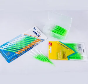 Daily Care Customize Private Label Multi-function Dental Picks 0.5mm Economical Interdental Toothpick Brushes Free Sample