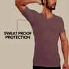 Men Basic V neck Espresso