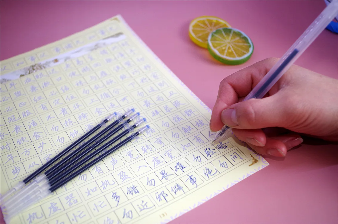 Air Disappearing Automatically Erase Magic Joke Pen Auto Vanishing Ink Erasable Pen Refills Kit Disappear Ink Ball Point Pen