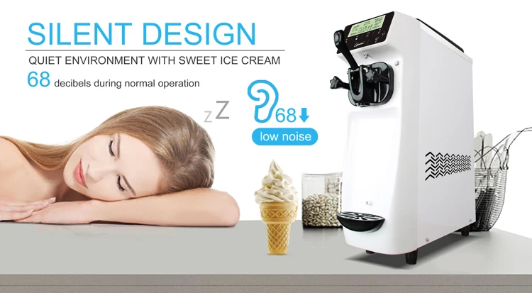 Suave Machine Maquina De Helado Suave Commercial Softy Ice Cream Making Machine ...