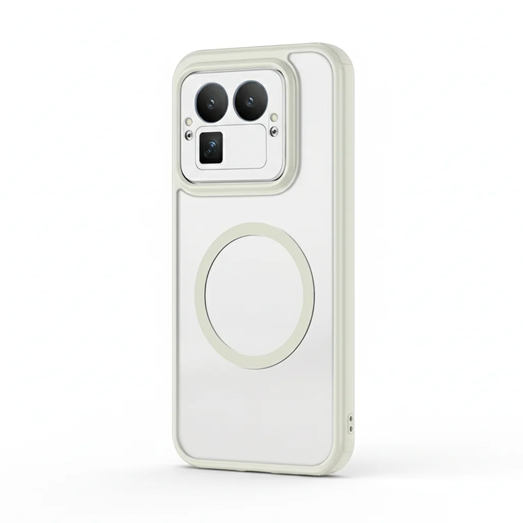 Funda para teléfono Laudtec TPU+PC con textura suave magnética ultra resistente al amarilleo y anti-huellas para Realme GT8 PRO