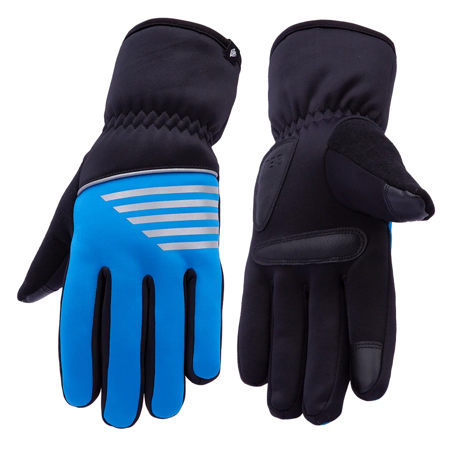 Ветрозащитные и водонепроницаемые уличные велосипедные зимние теплые гоночные перчатки с гелевой подкладкой